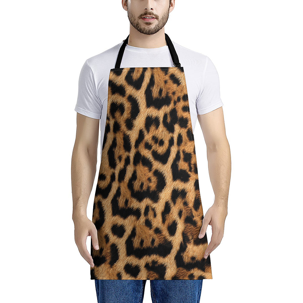 Jaguar Fur Pattern Print Apron