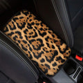 Jaguar Fur Pattern Print Car Center Console Cover