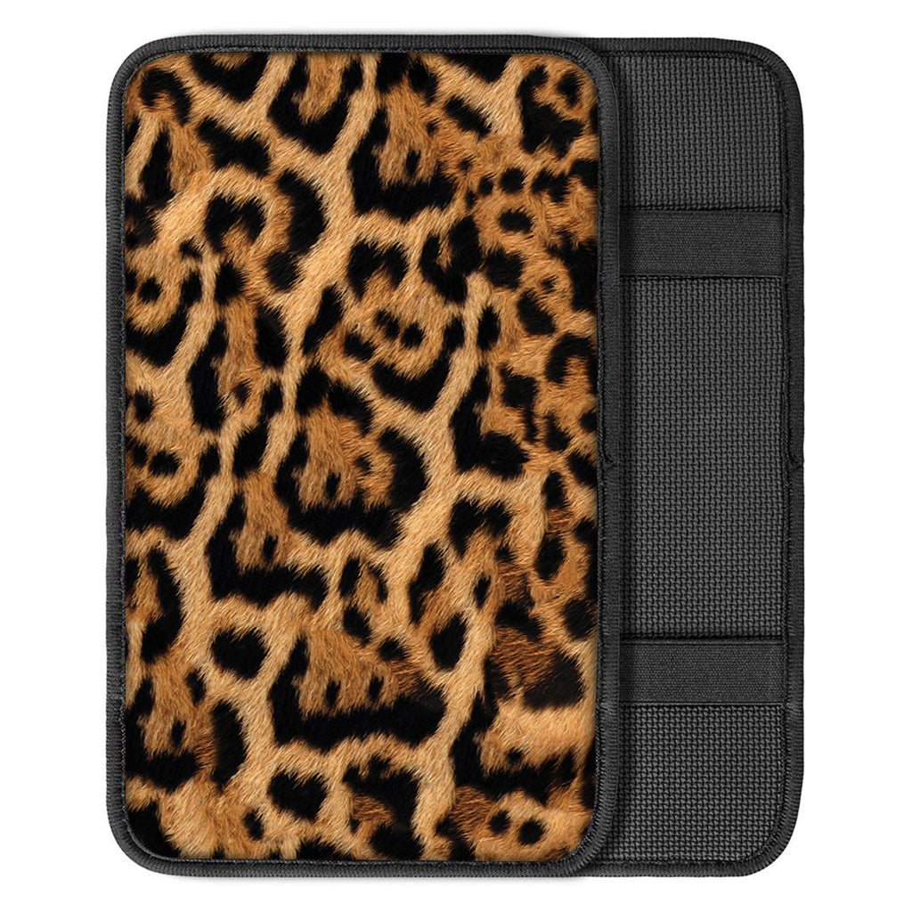 Jaguar Fur Pattern Print Car Center Console Cover