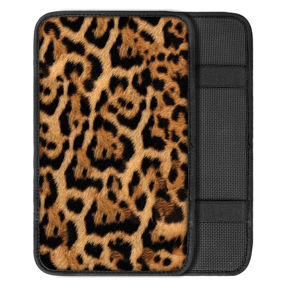 Jaguar Fur Pattern Print Car Center Console Cover