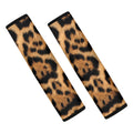 Jaguar Fur Pattern Print Car Seat Belt Covers