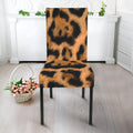 Jaguar Fur Pattern Print Dining Chair Slipcover