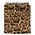 Jaguar Fur Pattern Print Duvet Cover Bedding Set