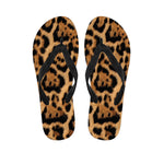 Jaguar Fur Pattern Print Flip Flops
