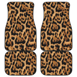 Jaguar Fur Pattern Print Front and Back Car Floor Mats