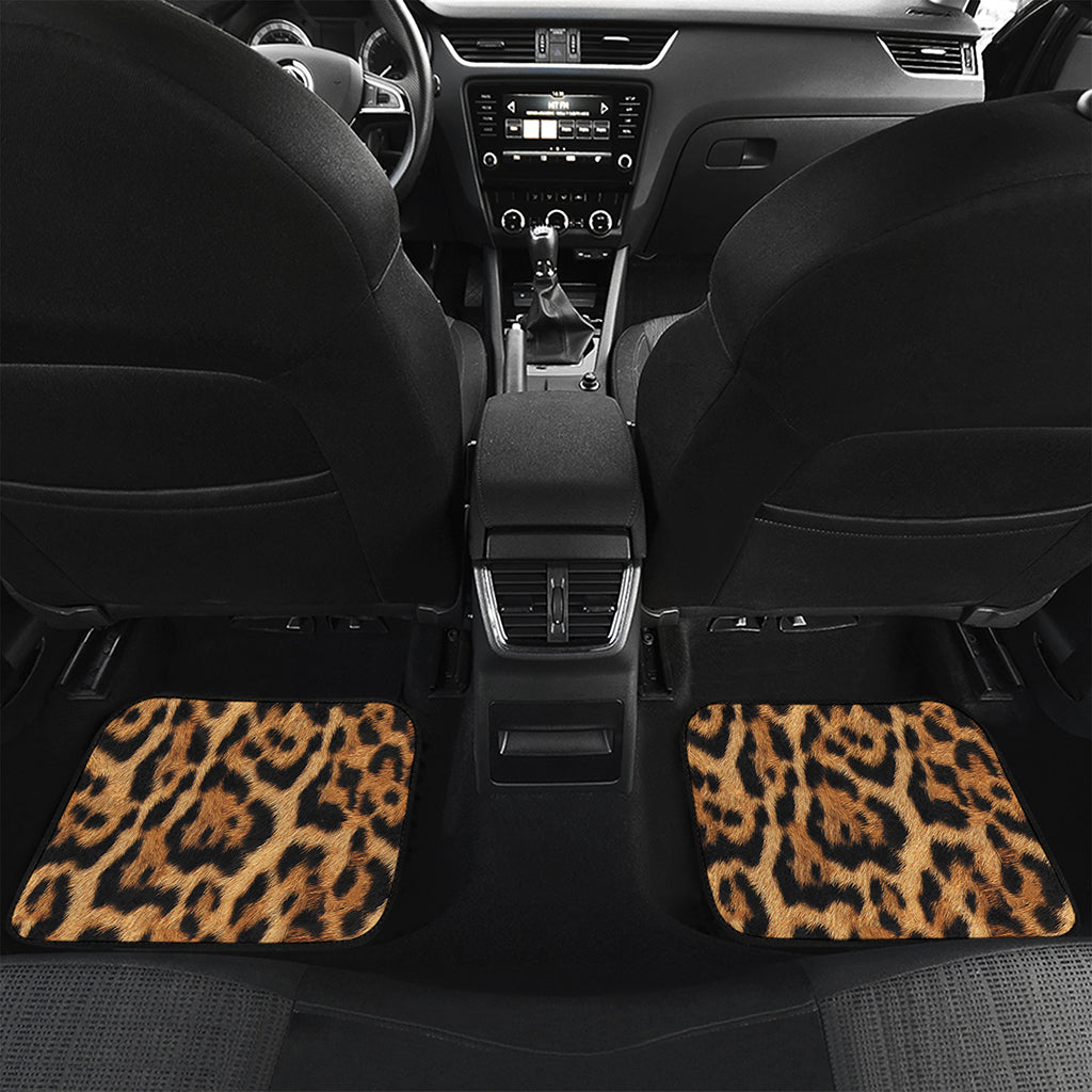 Jaguar Fur Pattern Print Front and Back Car Floor Mats