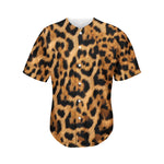Jaguar Fur Pattern Print Men's Baseball Jersey