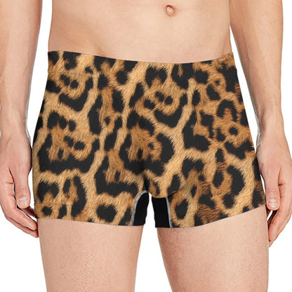 Jaguar Fur Pattern Print Men's Boxer Briefs
