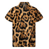 Jaguar Fur Pattern Print Men's Short Sleeve Shirt