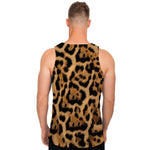 Jaguar Fur Pattern Print Men's Tank Top