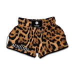 Jaguar Fur Pattern Print Muay Thai Boxing Shorts
