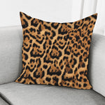 Jaguar Fur Pattern Print Pillow Cover