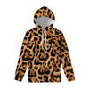 Jaguar Fur Pattern Print Pullover Hoodie