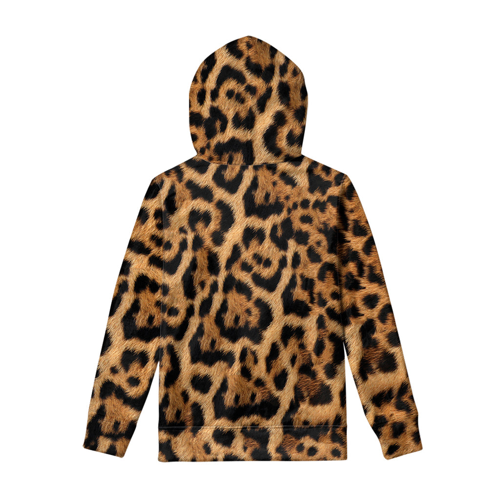 Jaguar Fur Pattern Print Pullover Hoodie