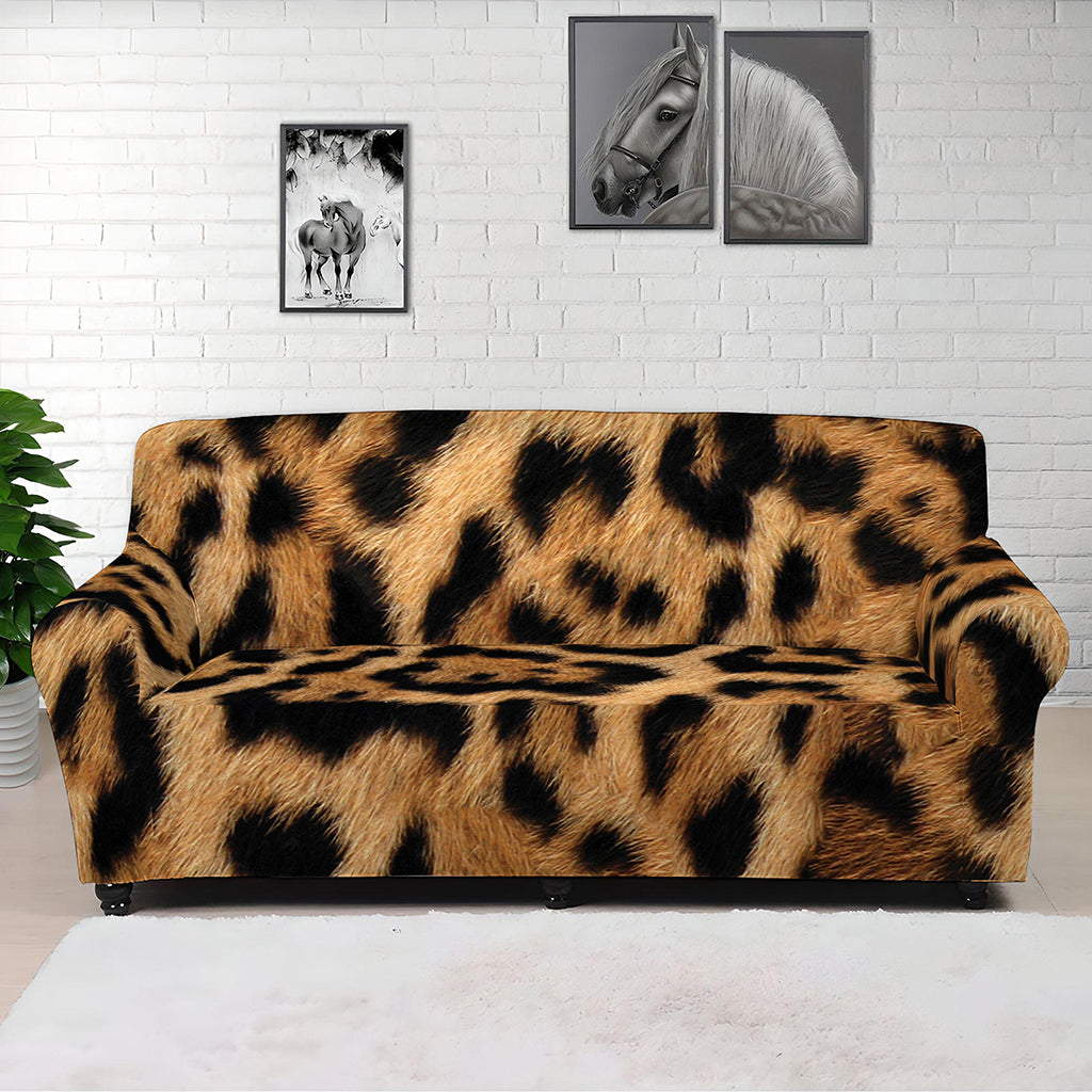 Jaguar Fur Pattern Print Sofa Cover