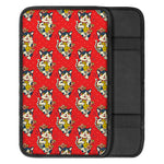 Japanese Cat Maneki Neko Pattern Print Car Center Console Cover