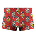 Japanese Cat Maneki Neko Pattern Print Men's Boxer Briefs