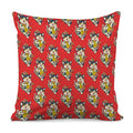 Japanese Cat Maneki Neko Pattern Print Pillow Cover