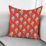 Japanese Cat Maneki Neko Pattern Print Pillow Cover