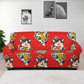 Japanese Cat Maneki Neko Pattern Print Sofa Cover