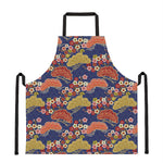 Japanese Cherry Blossom Pattern Print Apron