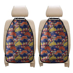 Japanese Cherry Blossom Pattern Print Car Seat Organizers