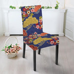Japanese Cherry Blossom Pattern Print Dining Chair Slipcover