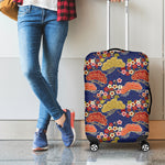 Japanese Cherry Blossom Pattern Print Luggage Cover