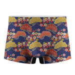 Japanese Cherry Blossom Pattern Print Men's Boxer Briefs