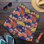 Japanese Cherry Blossom Pattern Print Men's Shorts