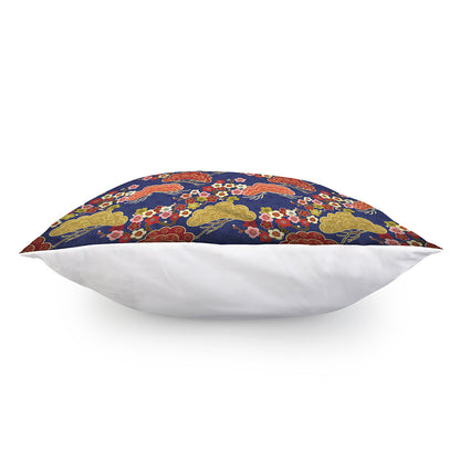 Japanese Cherry Blossom Pattern Print Pillow Cover