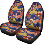 Japanese Cherry Blossom Pattern Print Universal Fit Car Seat Covers