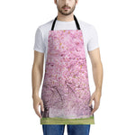 Japanese Cherry Blossom Tree Print Apron