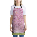 Japanese Cherry Blossom Tree Print Apron