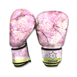 Japanese Cherry Blossom Tree Print Boxing Gloves