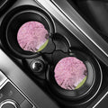 Japanese Cherry Blossom Tree Print Car Coasters