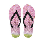 Japanese Cherry Blossom Tree Print Flip Flops