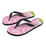 Japanese Cherry Blossom Tree Print Flip Flops