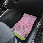 Japanese Cherry Blossom Tree Print Front and Back Car Floor Mats