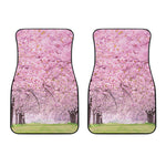 Japanese Cherry Blossom Tree Print Front Car Floor Mats