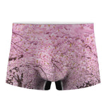 Japanese Cherry Blossom Tree Print Men's Boxer Briefs