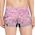 Japanese Cherry Blossom Tree Print Men's Boxer Briefs