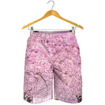 Japanese Cherry Blossom Tree Print Men's Shorts