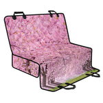 Japanese Cherry Blossom Tree Print Pet Car Back Seat Cover