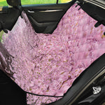 Japanese Cherry Blossom Tree Print Pet Car Back Seat Cover