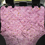 Japanese Cherry Blossom Tree Print Pet Car Back Seat Cover