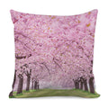 Japanese Cherry Blossom Tree Print Pillow Cover
