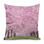 Japanese Cherry Blossom Tree Print Pillow Cover