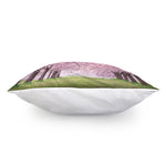 Japanese Cherry Blossom Tree Print Pillow Cover