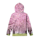 Japanese Cherry Blossom Tree Print Pullover Hoodie